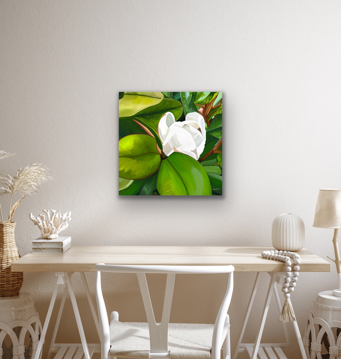 Teddy Bear Magnolia - Premium Canvas Prints