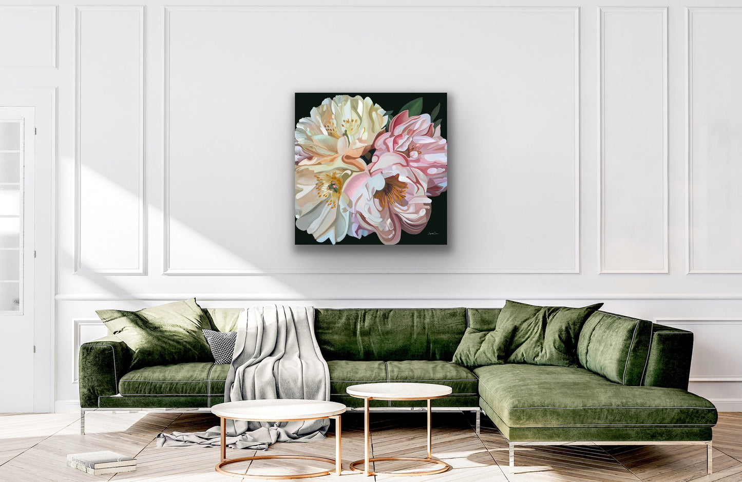 Peonies - Fine Art Canvas Prints